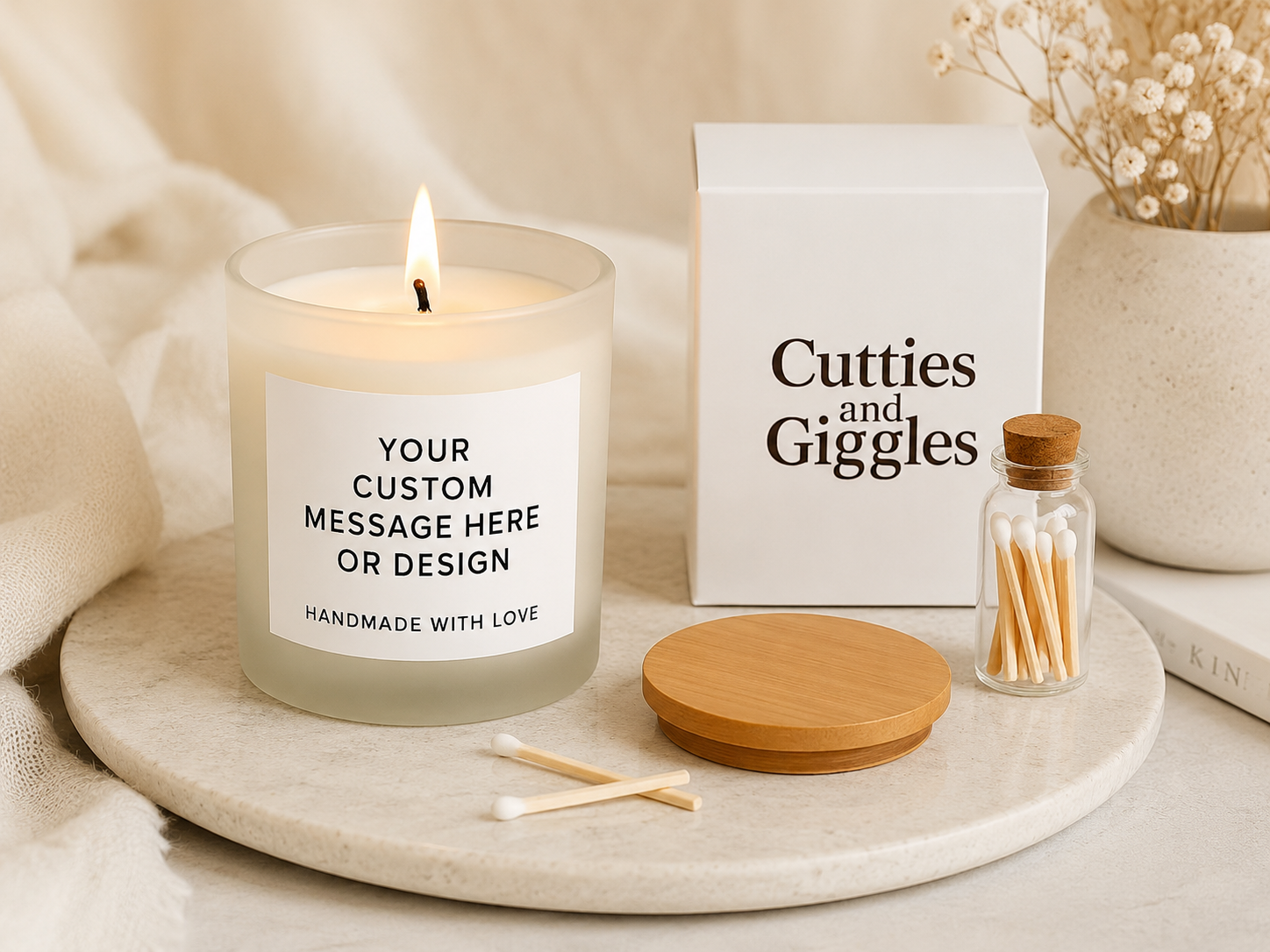 PERSONALISED CANDLES