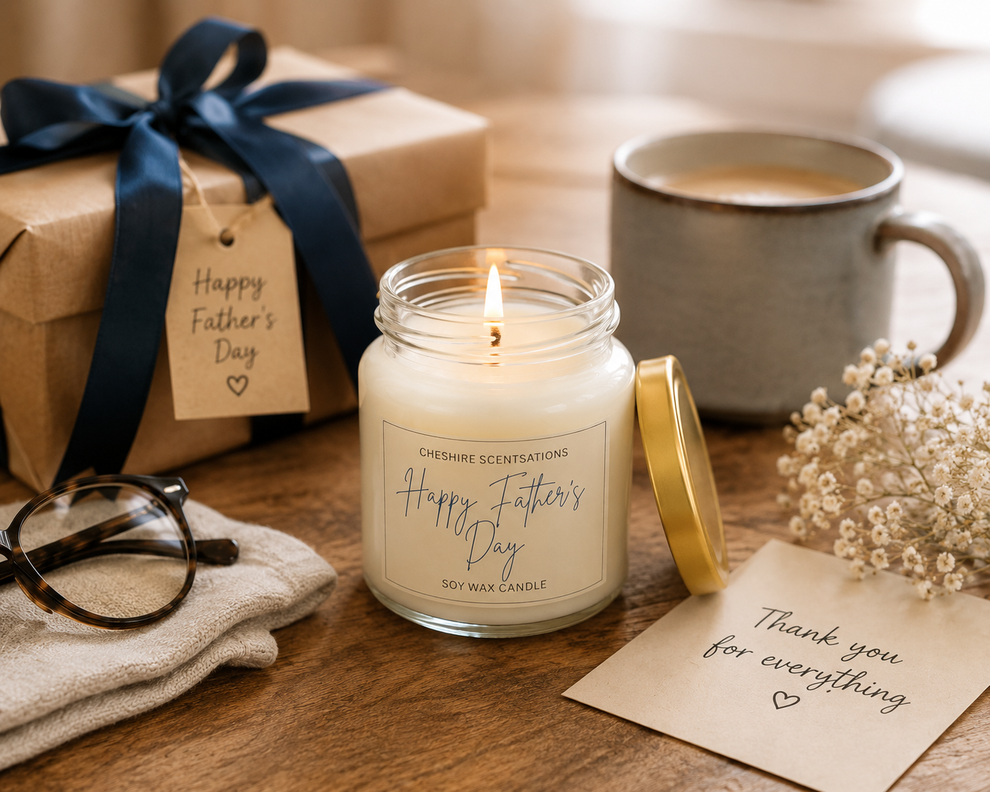 Personalised 50ml Mini Soy Wax Candles