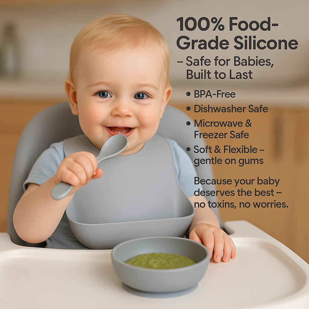 12-Piece Silicone Baby Feeding Set