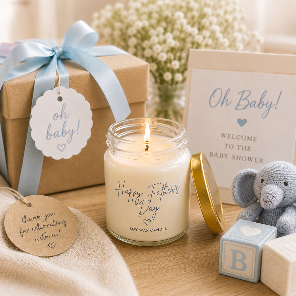 Personalised 50ml Mini Soy Wax Candles