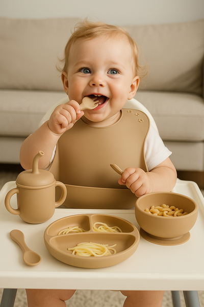 12-Piece Silicone Baby Feeding Set