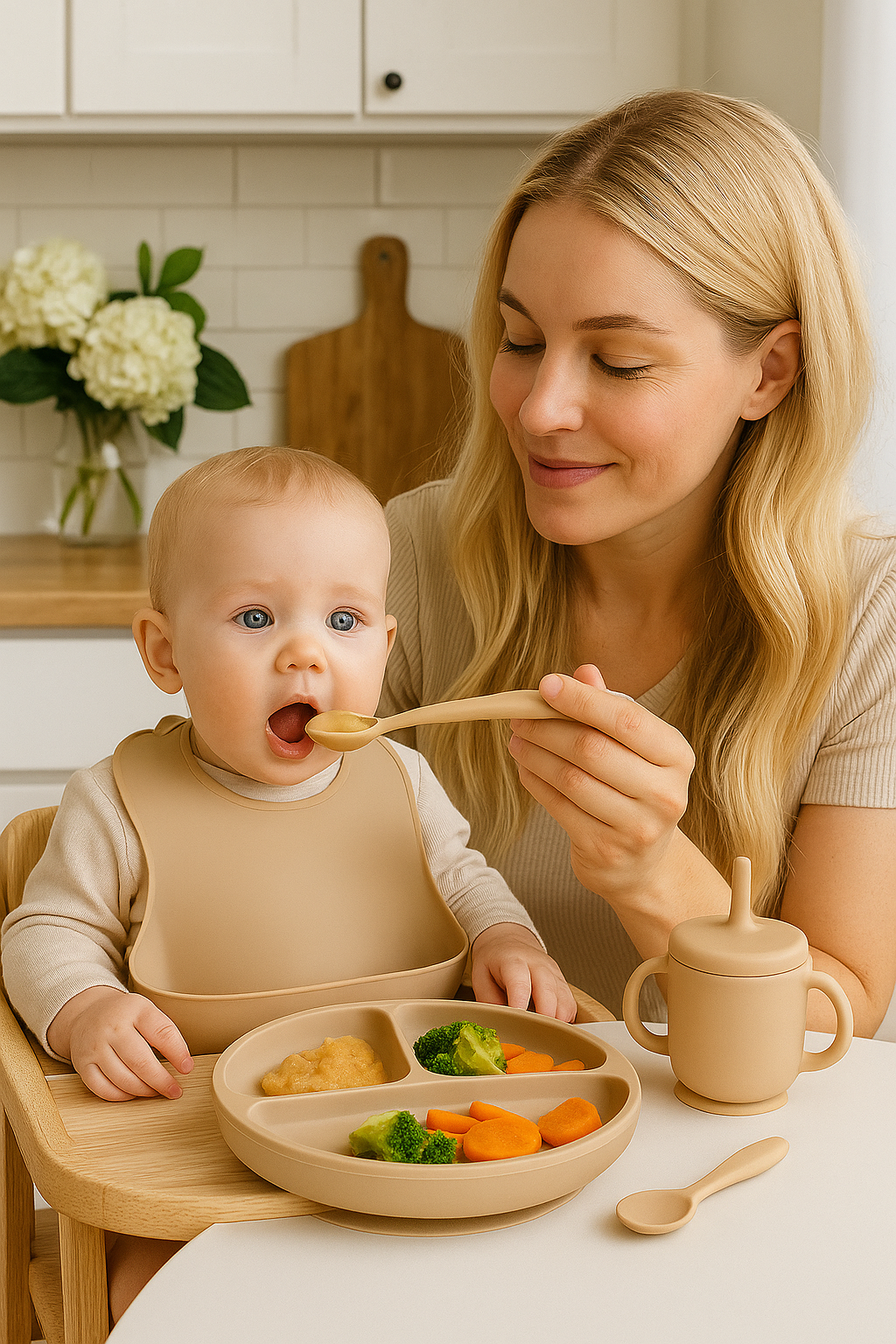 12-Piece Silicone Baby Feeding Set
