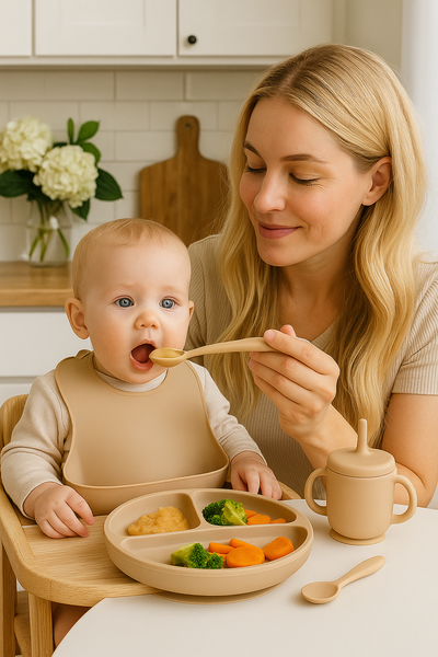 12-Piece Silicone Baby Feeding Set