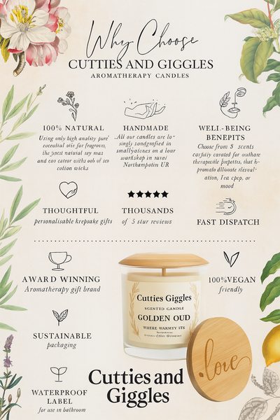 Golden Oud Candle – Vanilla, Sandalwood & Oud Satin Musk | Luxury Soy Wax Gift Candle