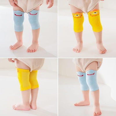 6-Pack Anti-Slip Baby Socks with Animal Faces