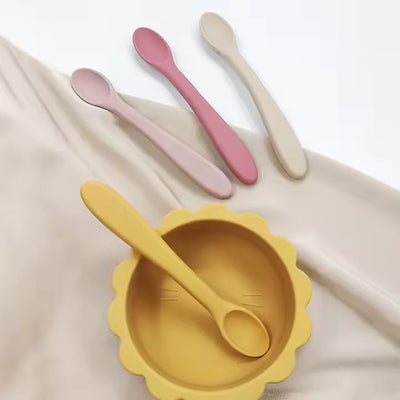Silicone Baby Weaning Spoons  5PCS