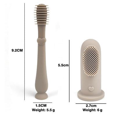 Silicone Squeeze Feeding Bottle with Spoon