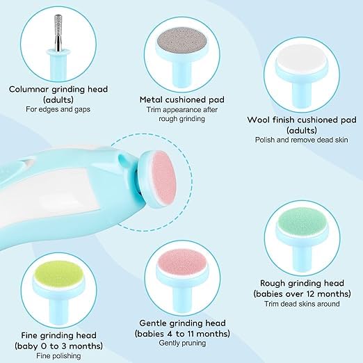 Electric Baby Nail Trimmer Kit