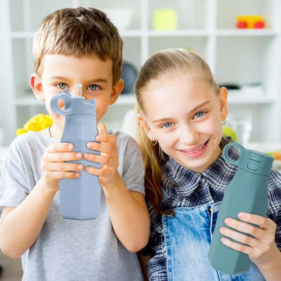 Kids Silicone Water Bottle