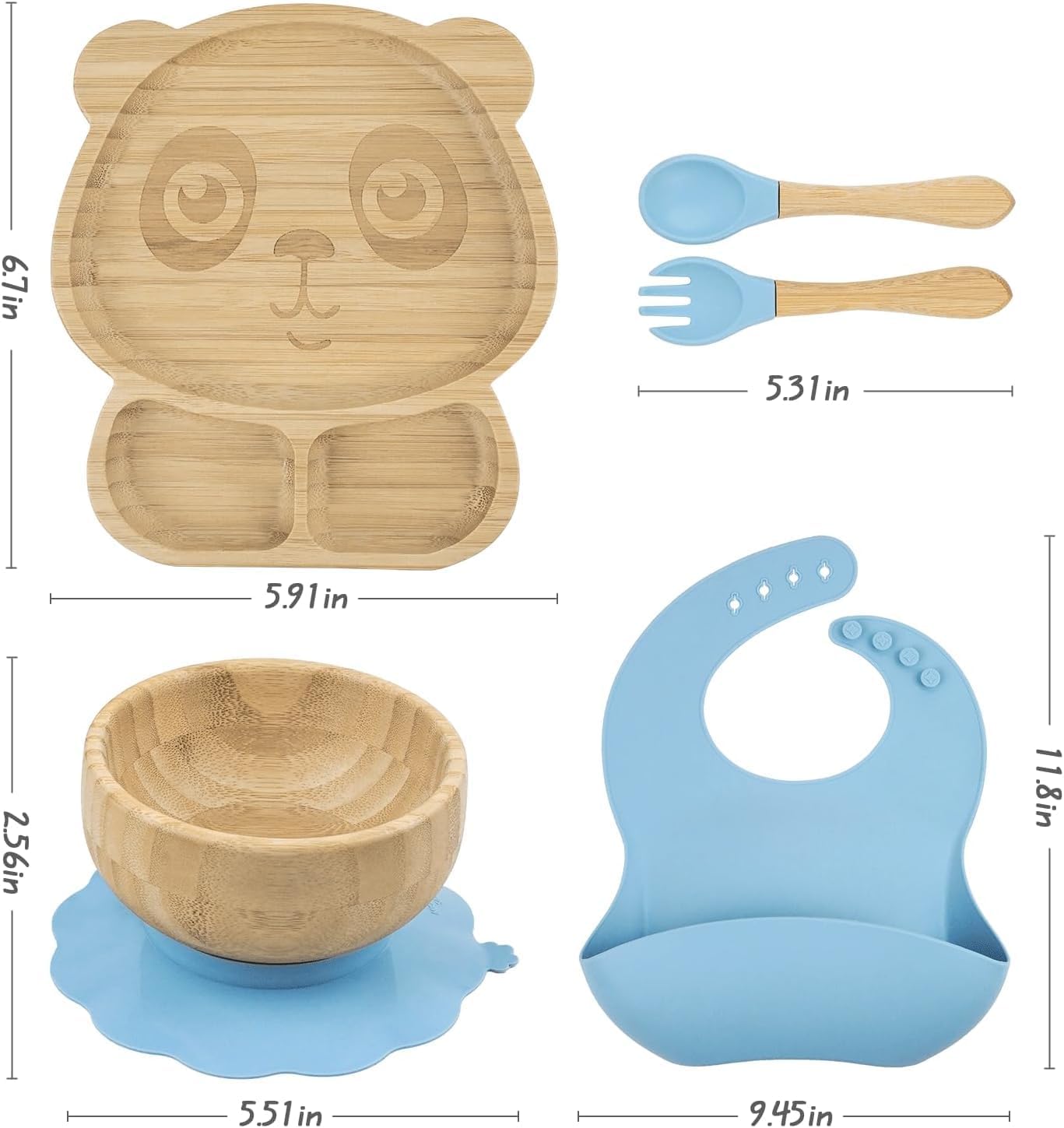 Bamboo Baby Weaning Set