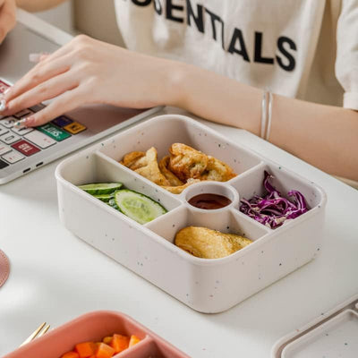 Silicone Bento Lunch Box 5 Compartment