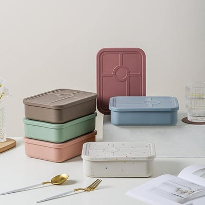 Silicone Bento Lunch Box 5 Compartment