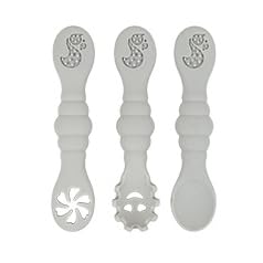 3 Silicone Baby Spoons & Forks Set