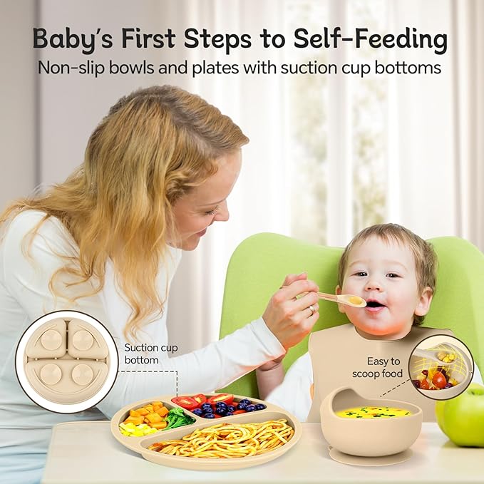 12-Piece Silicone Baby Feeding Set