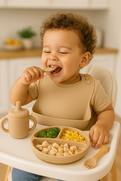 12-Piece Silicone Baby Feeding Set