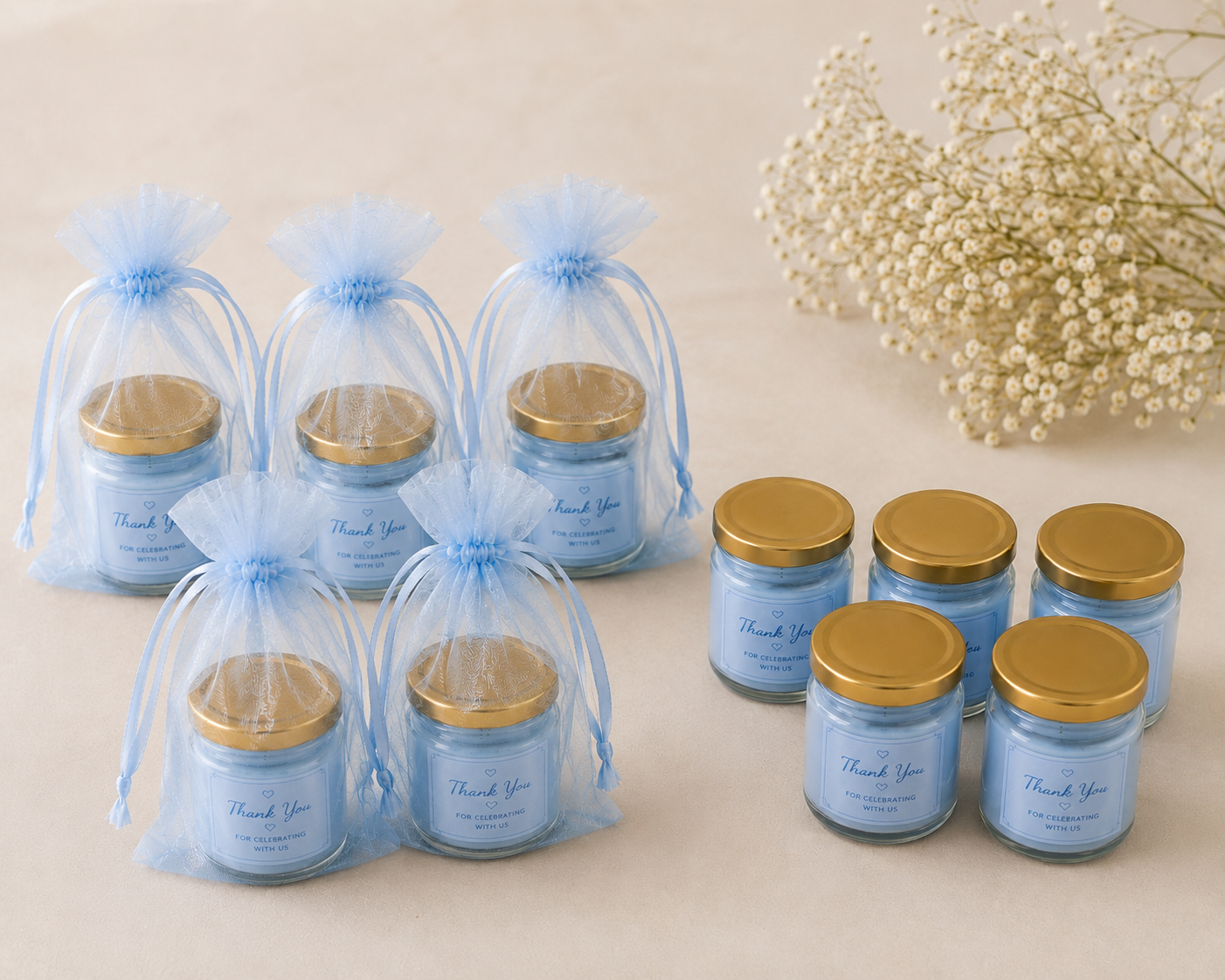Personalised 50ml Mini Soy Wax Candles