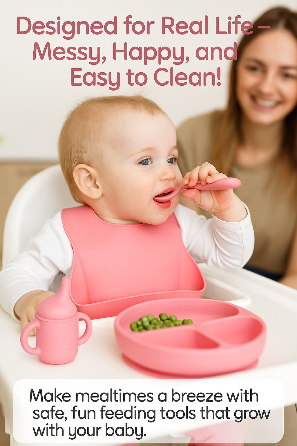 12-Piece Silicone Baby Feeding Set