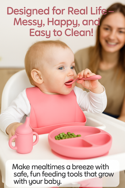 12-Piece Silicone Baby Feeding Set