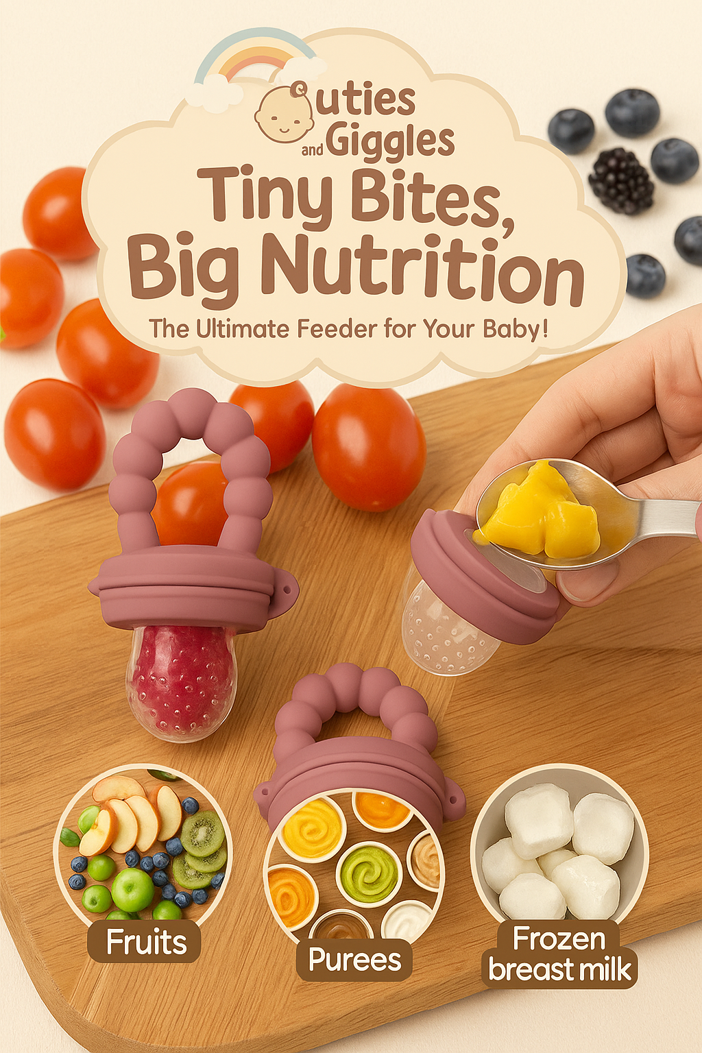Silicone Baby Fruit Feeder