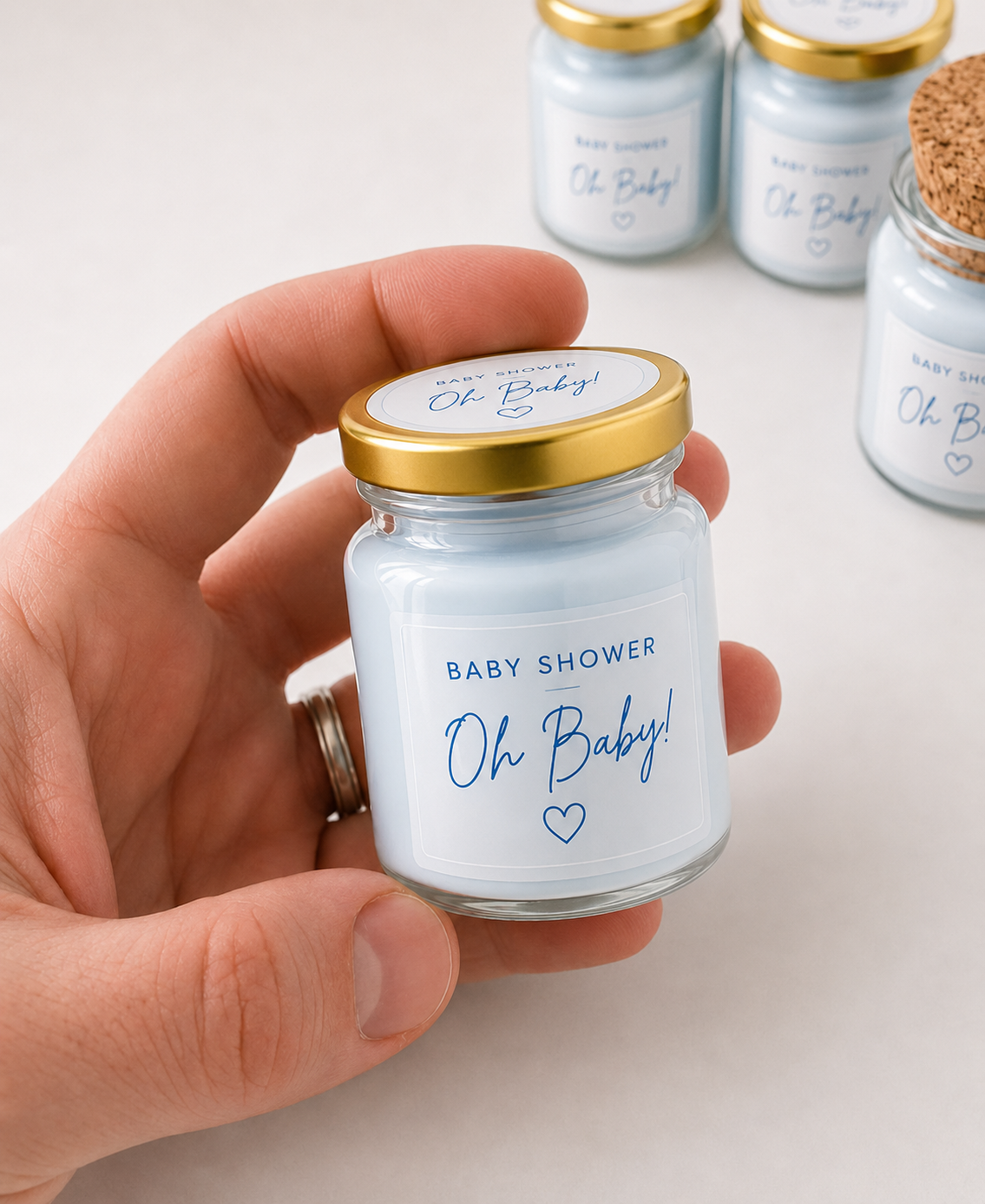 Personalised 50ml Mini Soy Wax Candles