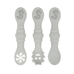 3 Silicone Baby Spoons & Forks Set