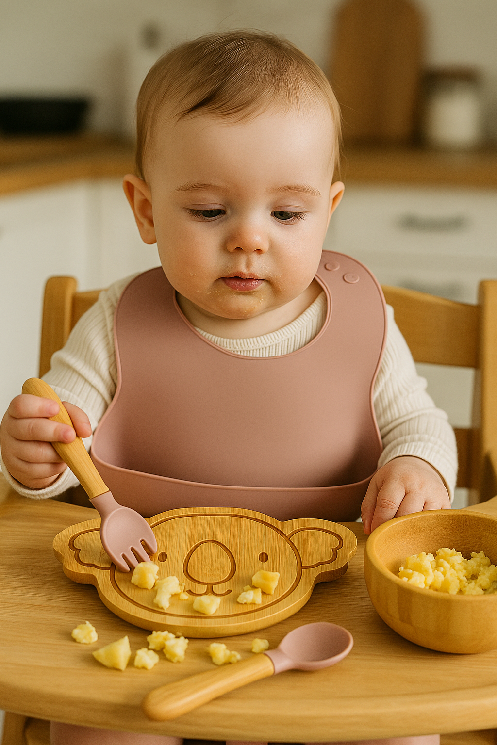 12-Piece Silicone Baby Feeding Set
