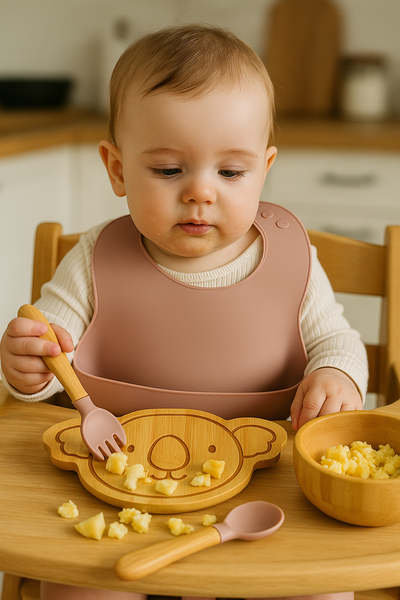 12-Piece Silicone Baby Feeding Set