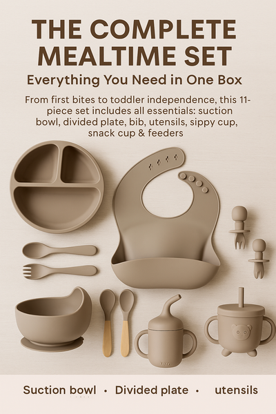 12-Piece Silicone Baby Feeding Set