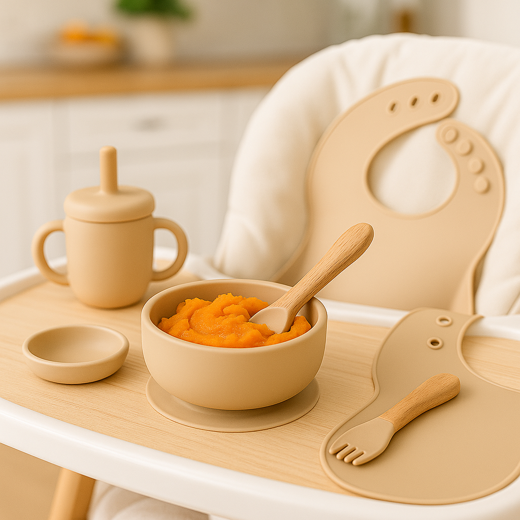 12-Piece Silicone Baby Feeding Set