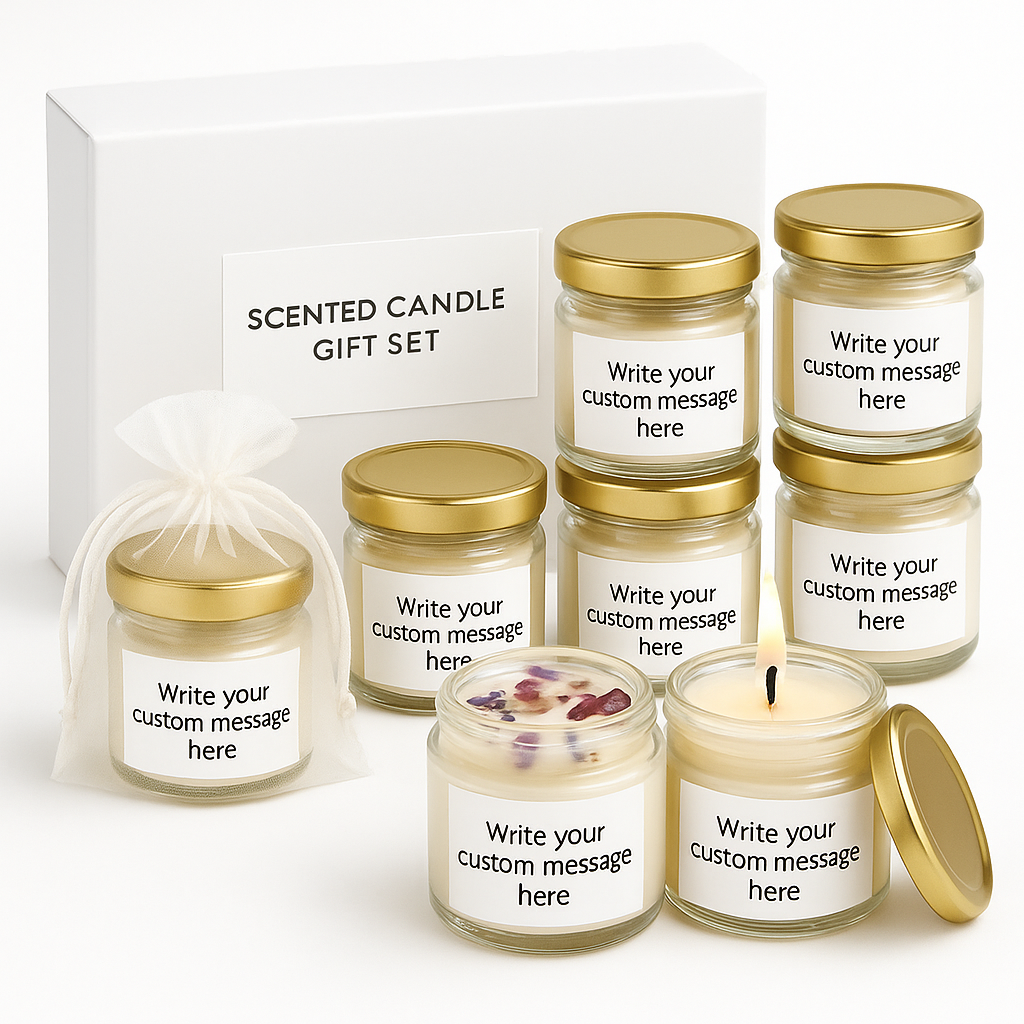 Personalised  Wedding Candle Favours