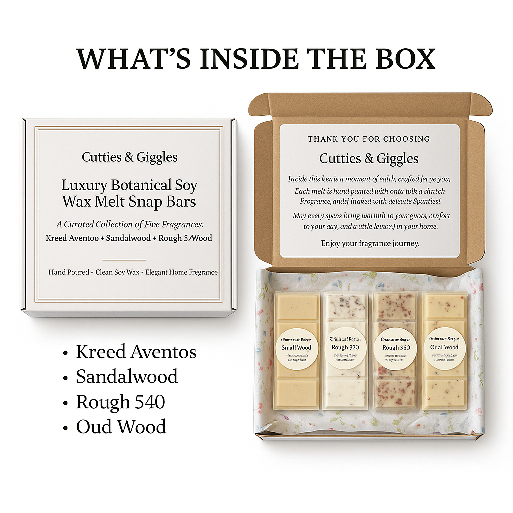 Luxury Botanical Soy Wax Melts Gift Set – 4