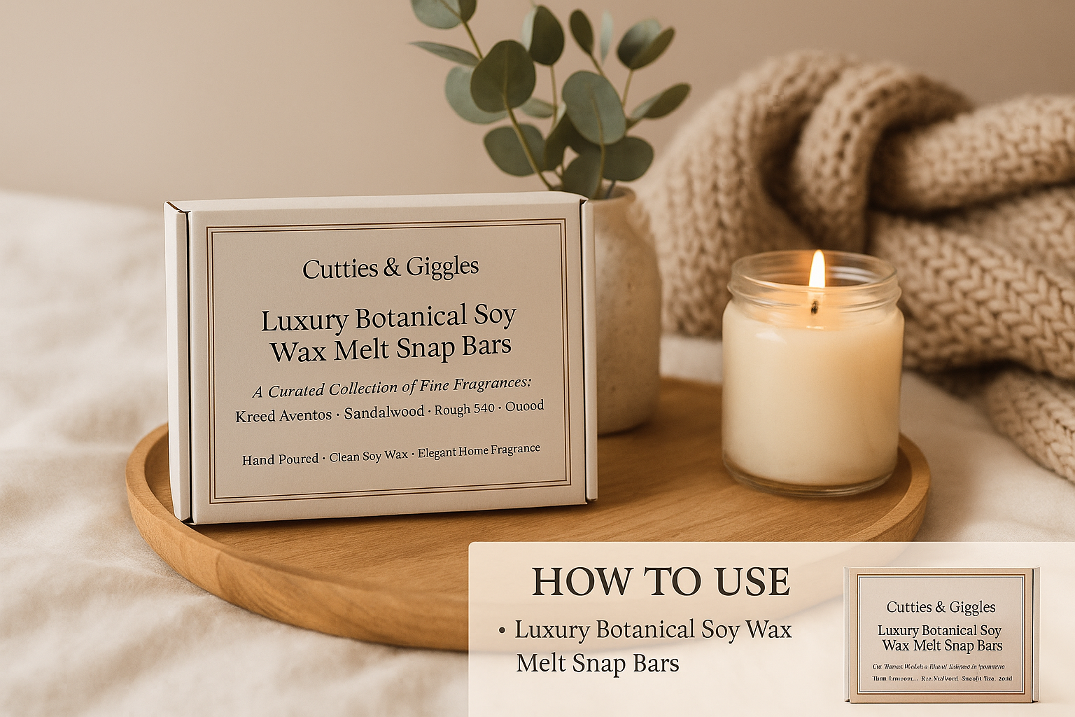 Luxury Botanical Soy Wax Melts Gift Set – 4