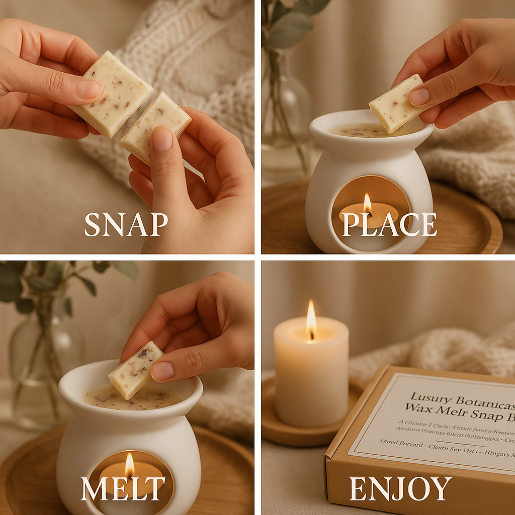 Luxury Botanical Soy Wax Melts Gift Set – 4
