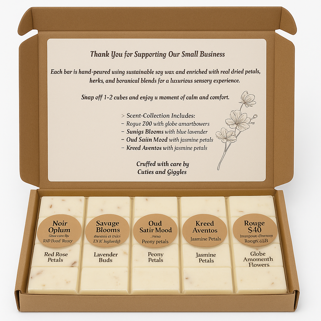 Luxury Botanical Soy Wax Melts Gift Set – 5
