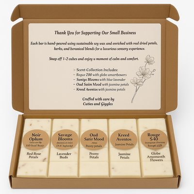 Luxury Botanical Soy Wax Melts Gift Set – 5