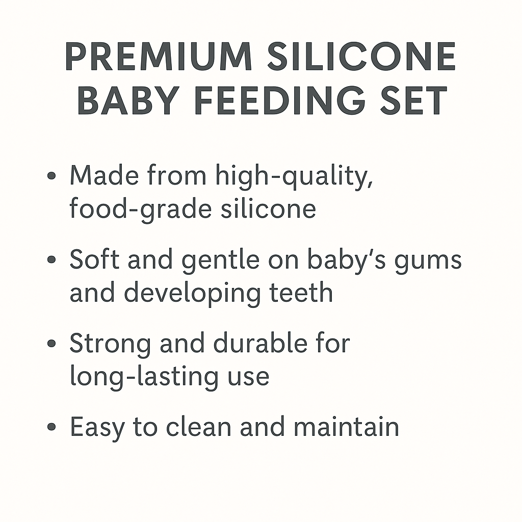 12-Piece Silicone Baby Feeding Set