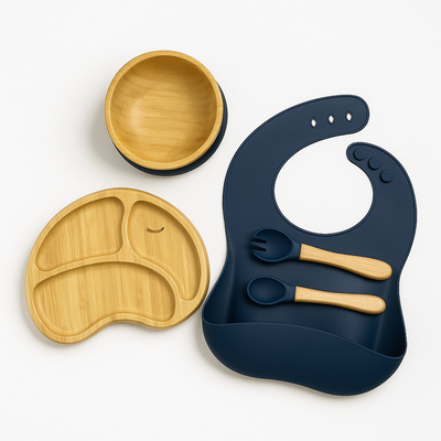 12-Piece Silicone Baby Feeding Set