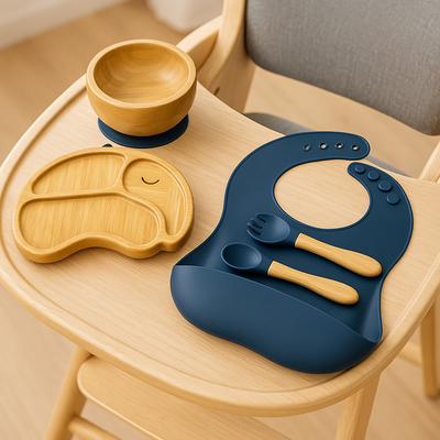 12-Piece Silicone Baby Feeding Set