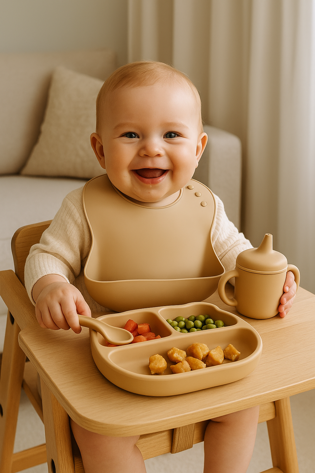 12-Piece Silicone Baby Feeding Set