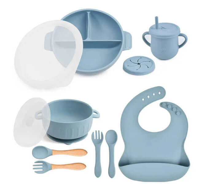 Baby Weaning Set (11 Pcs) with lid