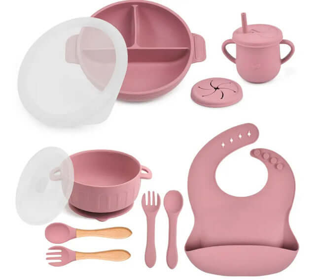 Baby Weaning Set (11 Pcs) with lid