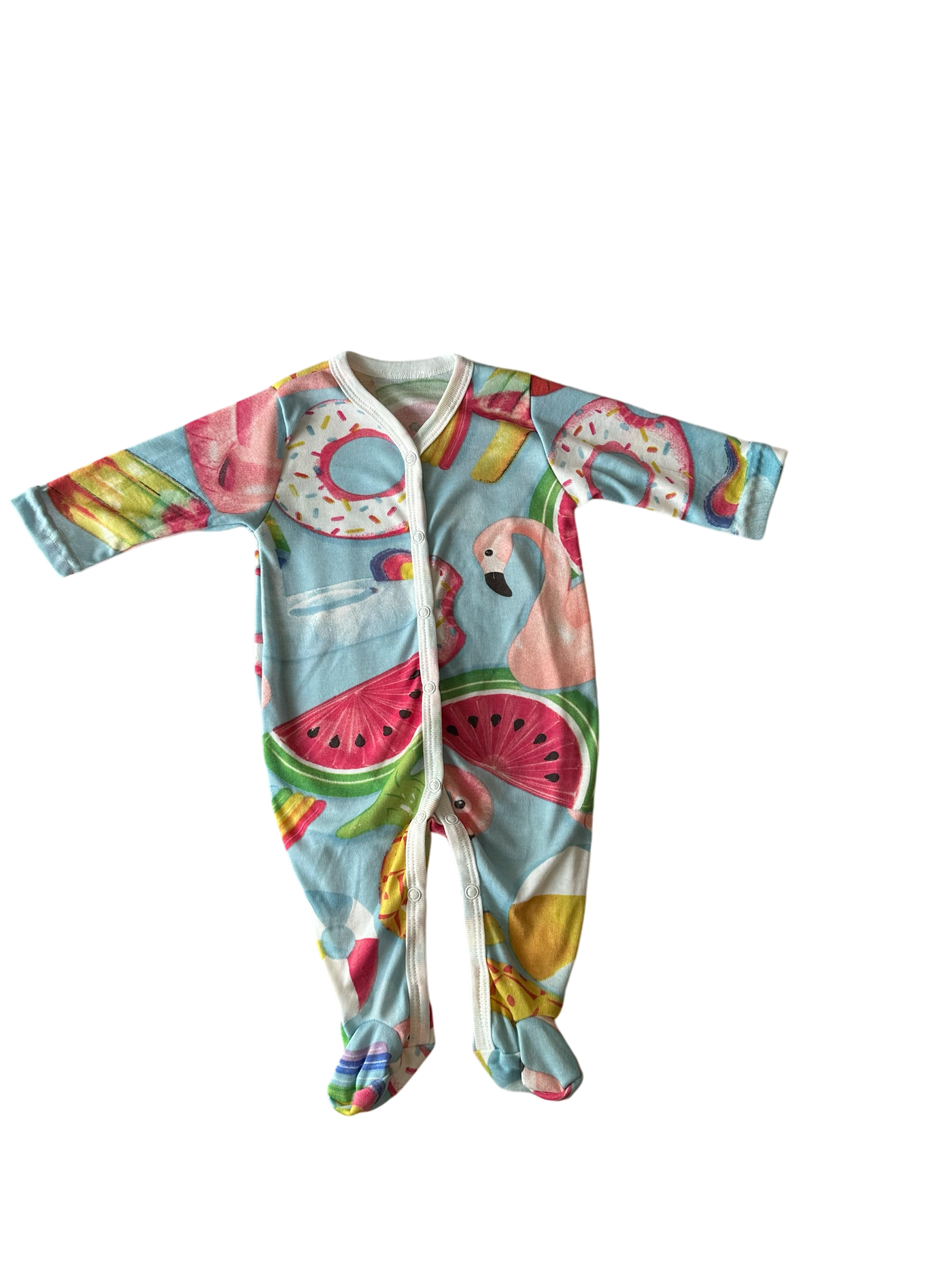 Cotton Sleepsuits Rompers (0-12m)