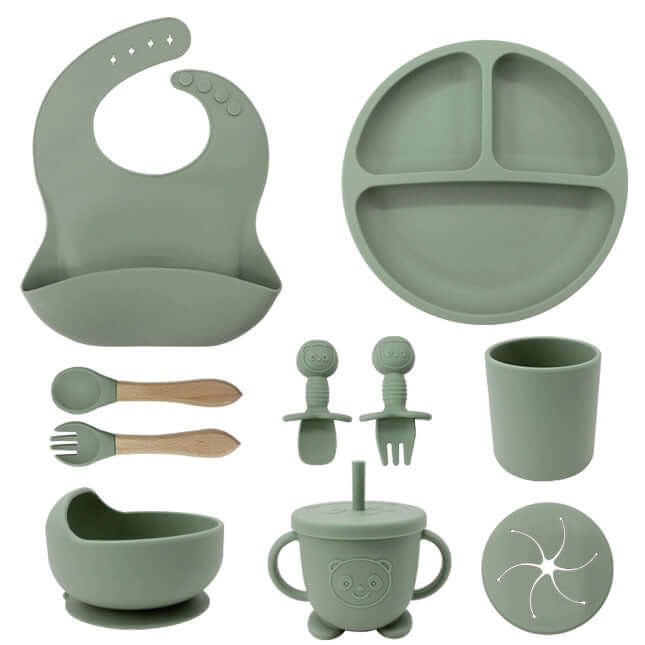 Suction Baby Plate and Bowl Set