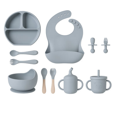 12-Piece Silicone Baby Feeding Set