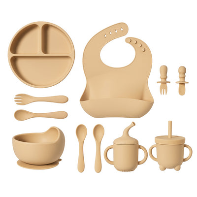 12-Piece Silicone Baby Feeding Set
