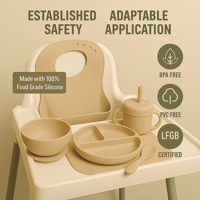 12-Piece Silicone Baby Feeding Set