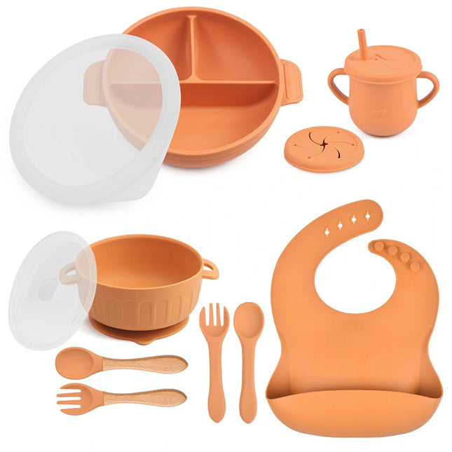 Baby Weaning Set (11 Pcs) with lid