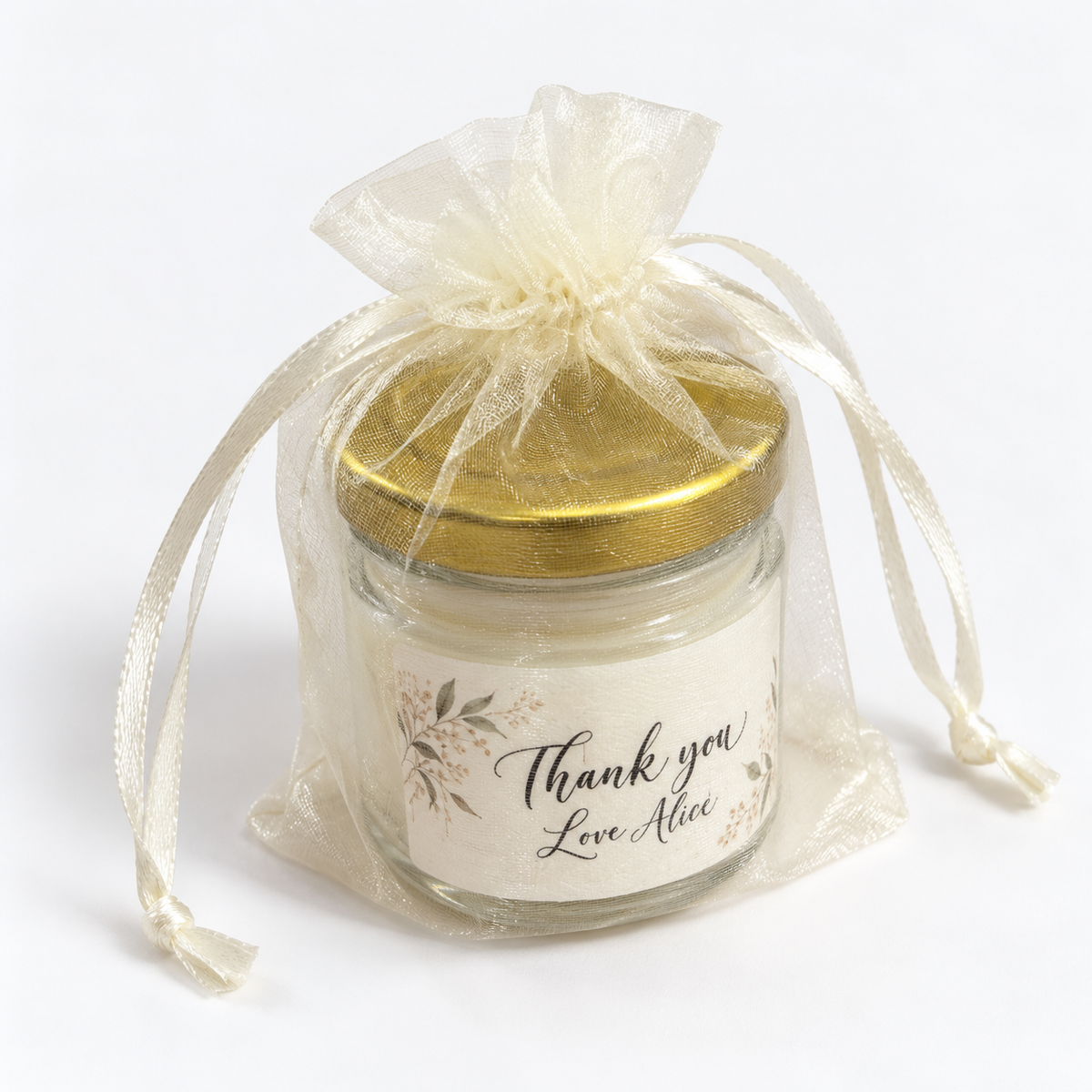 Personalised Mini Candle Favours 50ml