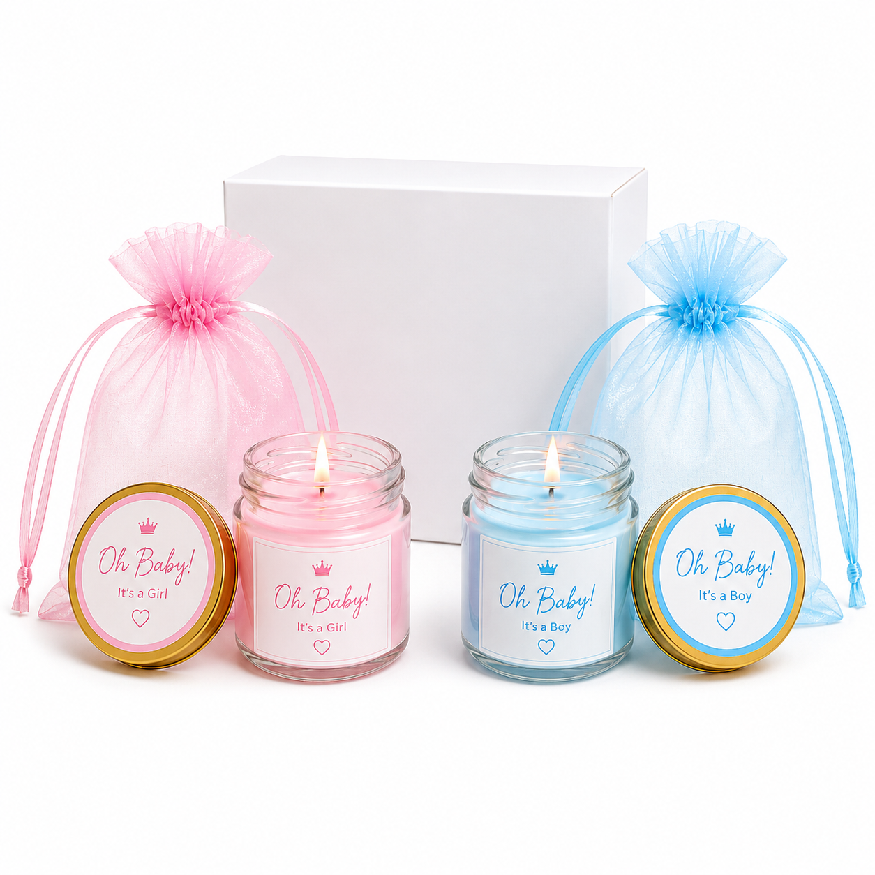 Personalised 50ml Mini Soy Wax Candles