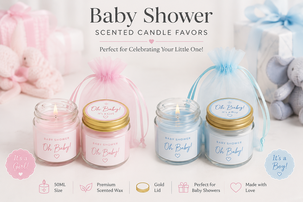 Personalised 50ml Mini Soy Wax Candles